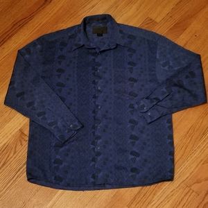 POLICY Blue Button-Down